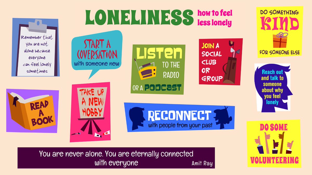 marmaladetrust's tweet photo. We can all feel lonely at times - it’s a natural human emotion. Award-winning and bestselling author @liggyw recognises this and suggests 10 ways that can help us all to feel less lonely: https://t.co/9pkdZNfyW8

#LonelinessAwareness #LetsTalkLoneliness #ThatLonelyFeeling https://t.co/6kDCPtKBCs