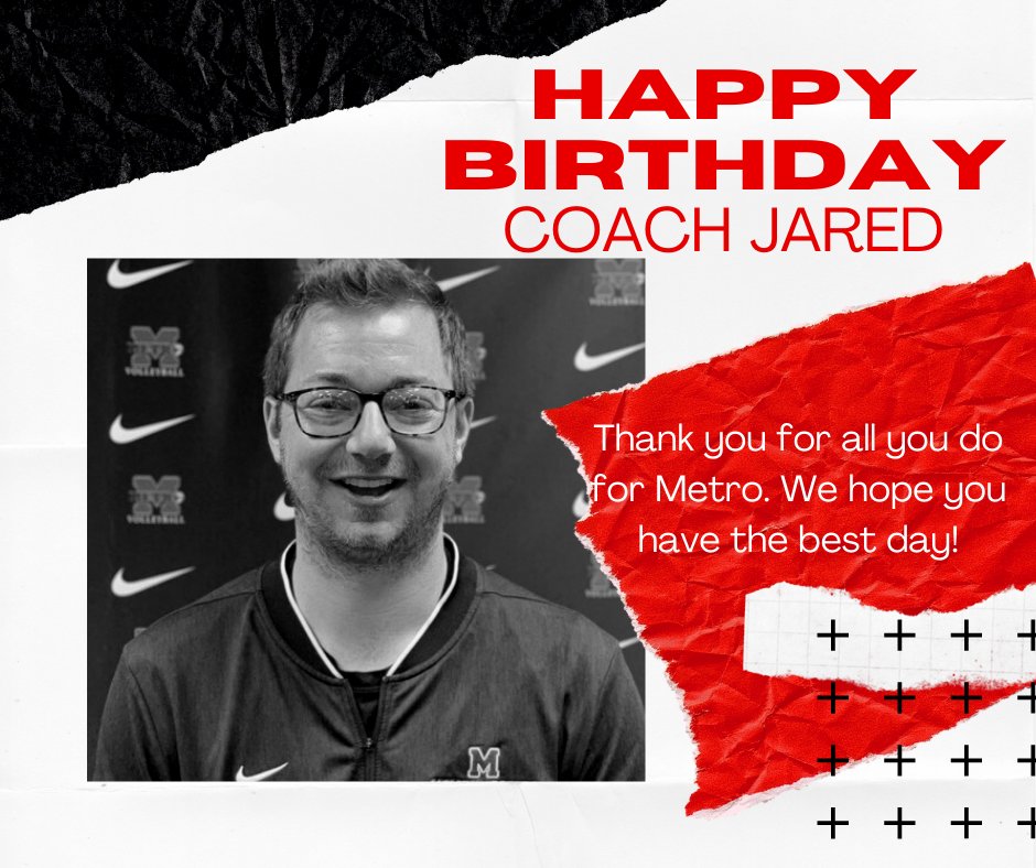 Happy Birthday, Coach Jared!🎂 We hope you have the best day. Metro is so lucky to have you! #metrobirthdays #metrocoachesarethebest #happybirthday #metrostrong