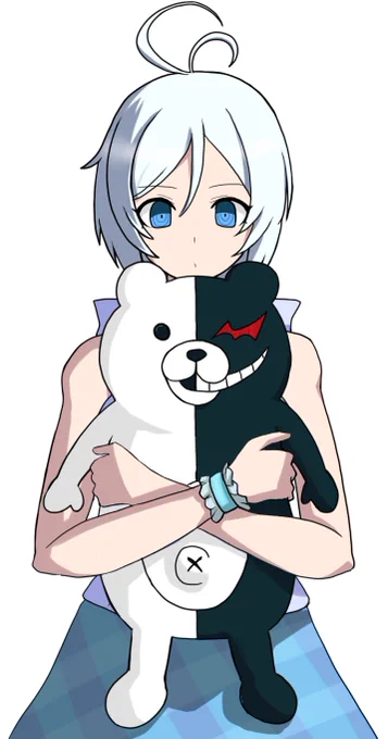 最近遊んでるダンロンパロお絵かきでモノクマを白組化したらどうなるかのテスト。(ご協力シロちゃん)ふとましいとうふになった・・・あと予想以上にモノクマが似合う。 