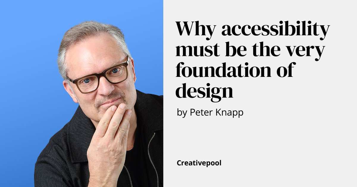 LandorGlobal's tweet photo. ‘In today’s world, accessibility should be the starting point for designers.' @Peter_Knapp_LF discusses a new age of responsibility, where brands have a big role to play in educating and supporting accessibility and inclusion through design. https://t.co/L0nnV5DYVQ https://t.co/riLFpMZ96t