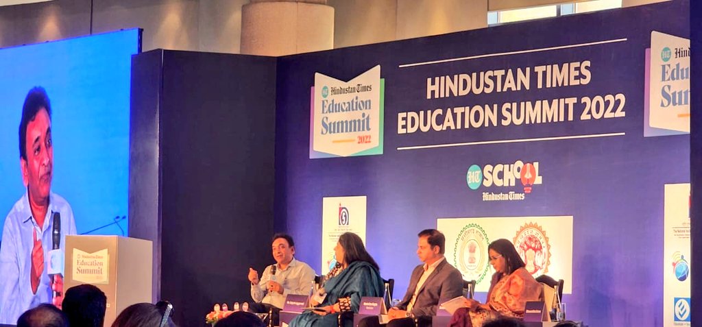 MSDESkillIndia's tweet photo. "Aspirations for the youth are changing; the future generation is more sensitive towards the choices they are making. There are people who are breaking down barriers and taking unconventional courses."
- Shri @rajeshaggarwal at HT Education Summit
#HTES2022 #HTES https://t.co/MDYkkXqHHM