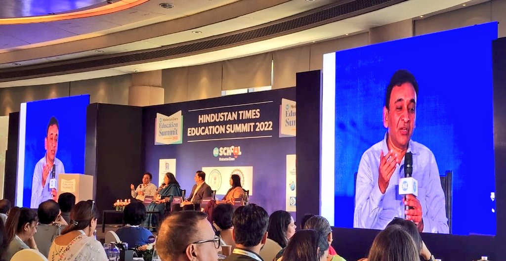 MSDESkillIndia's tweet photo. "Aspirations for the youth are changing; the future generation is more sensitive towards the choices they are making. There are people who are breaking down barriers and taking unconventional courses."
- Shri @rajeshaggarwal at HT Education Summit
#HTES2022 #HTES https://t.co/MDYkkXqHHM