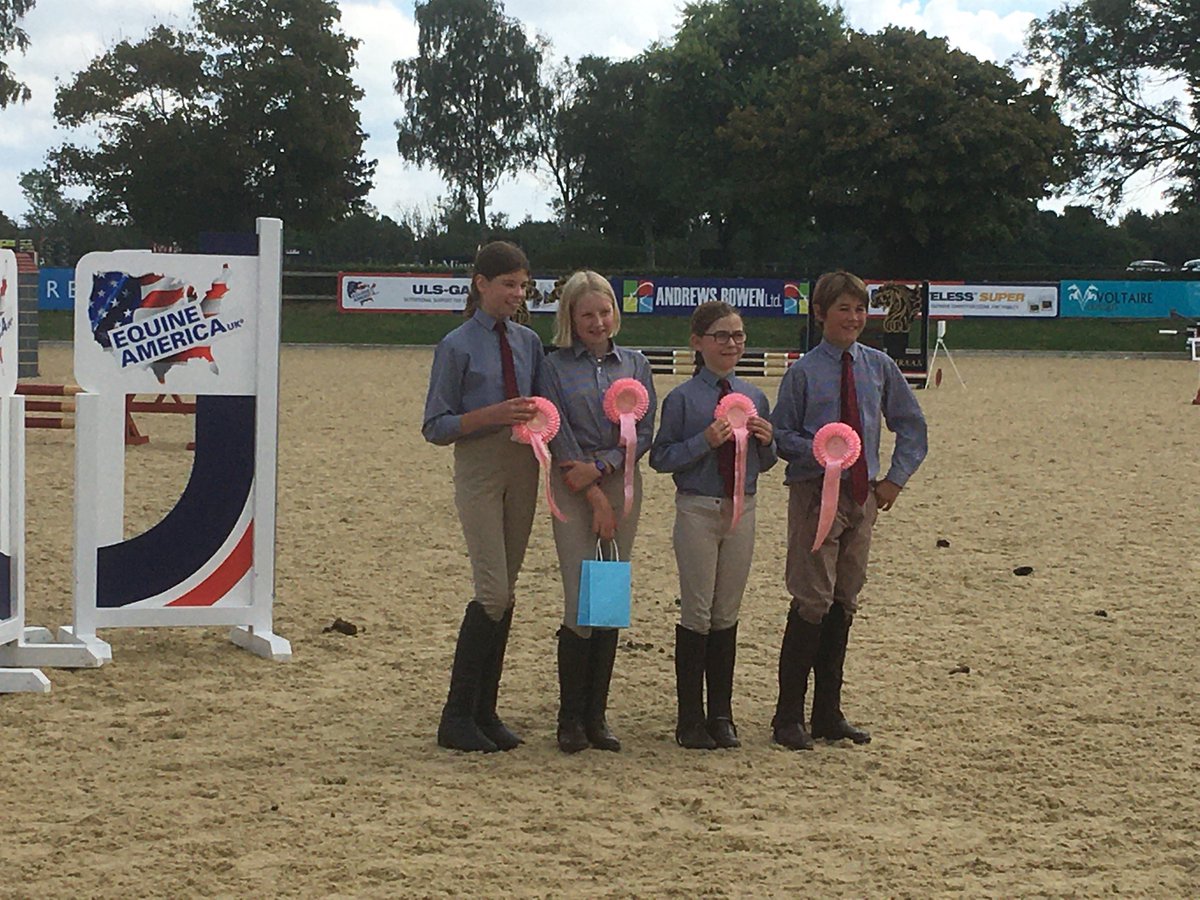 It’s a team 8th in the NSEA Showjumping Championship for our 60cm team of Will, Tinks, Georgie and Octavia. Super riding from all 4 and of course the ponies were brilliant too! 
#nsea #showjumping #teamwork