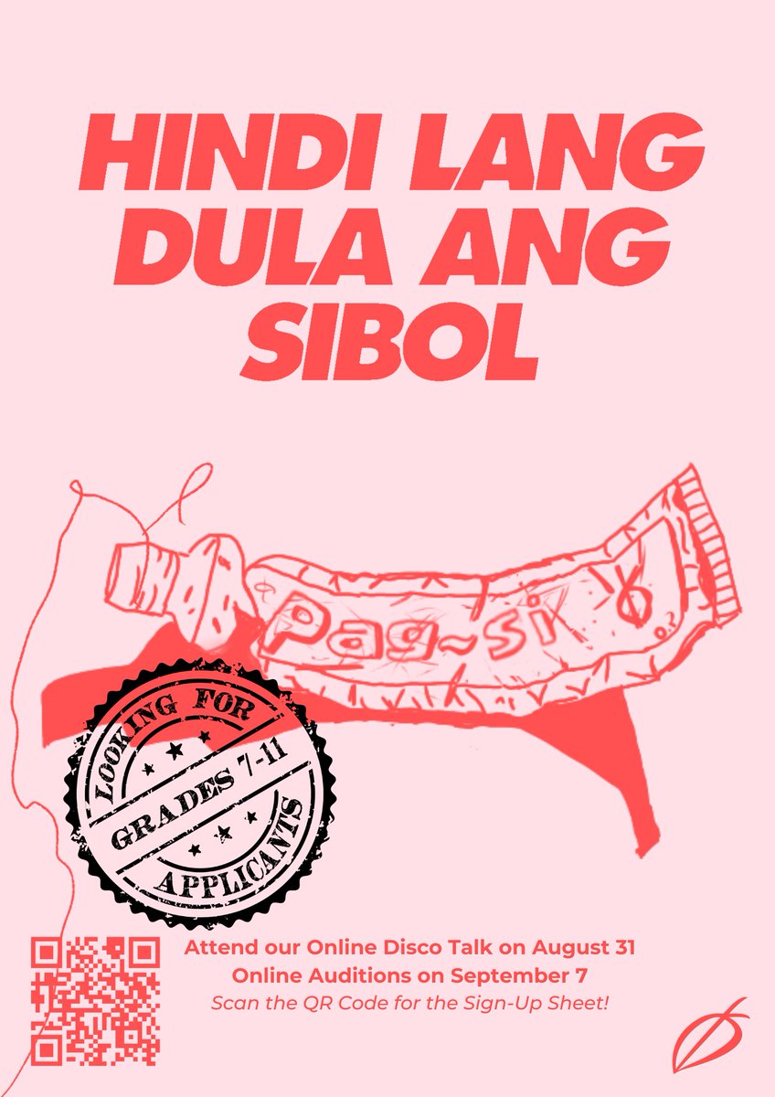 dulaangsibol's tweet photo. Mass-aholics. 🙏

SIGN-UPS are OPEN for Dulaang Sibol's 🪩 DISCO TALK 🕺on August 31 from 5 pm onwards! 

https://t.co/qjJt7mQMy6

Halina. 🍃
8.31.22 https://t.co/bOEpb0QR2u