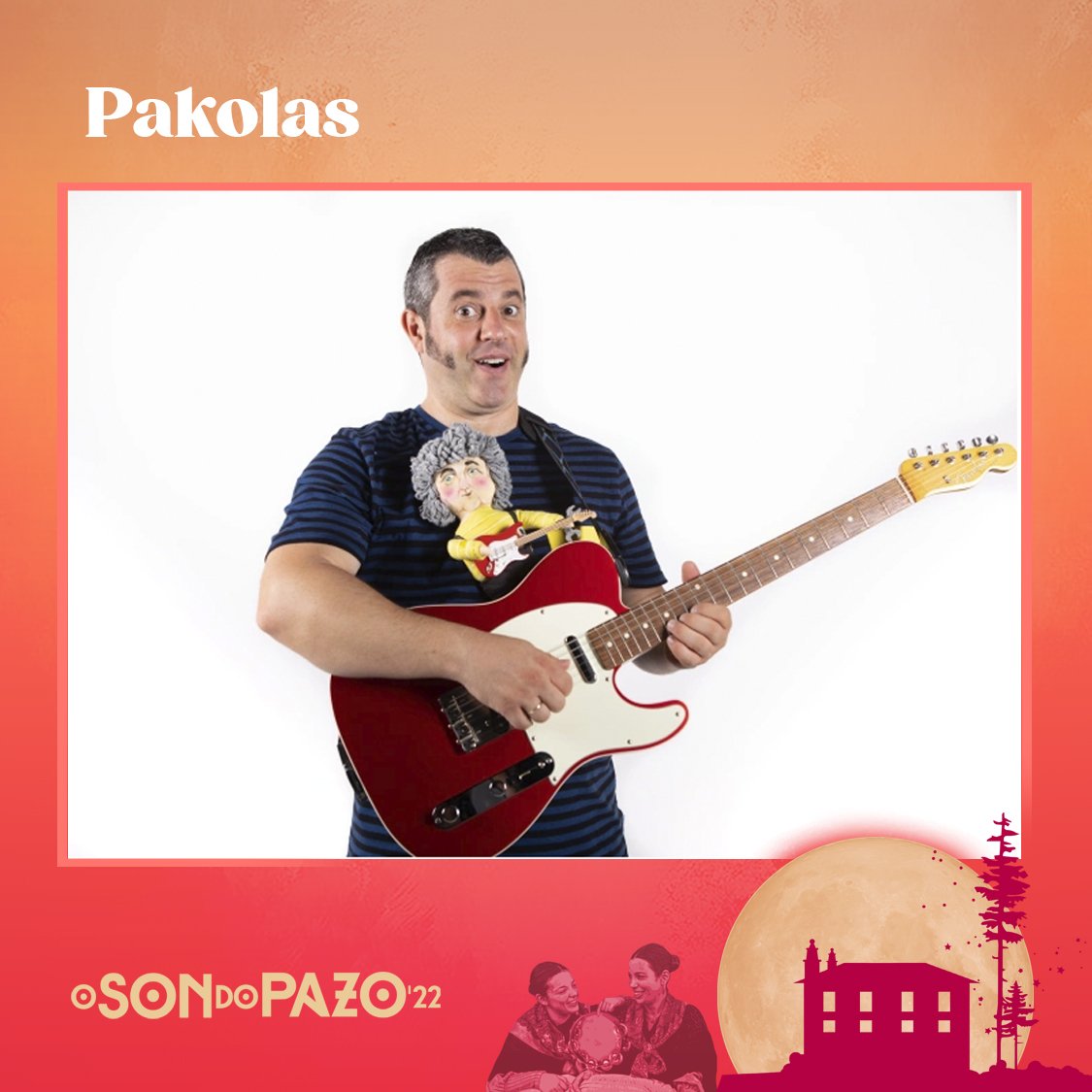 PAKOLAS - A nosa sesión vermú do sábado comeza cun espectáculo para o público máis novo 😊 Rockeando con Pakolas e Ramona Órbita e festivaleando en familia!