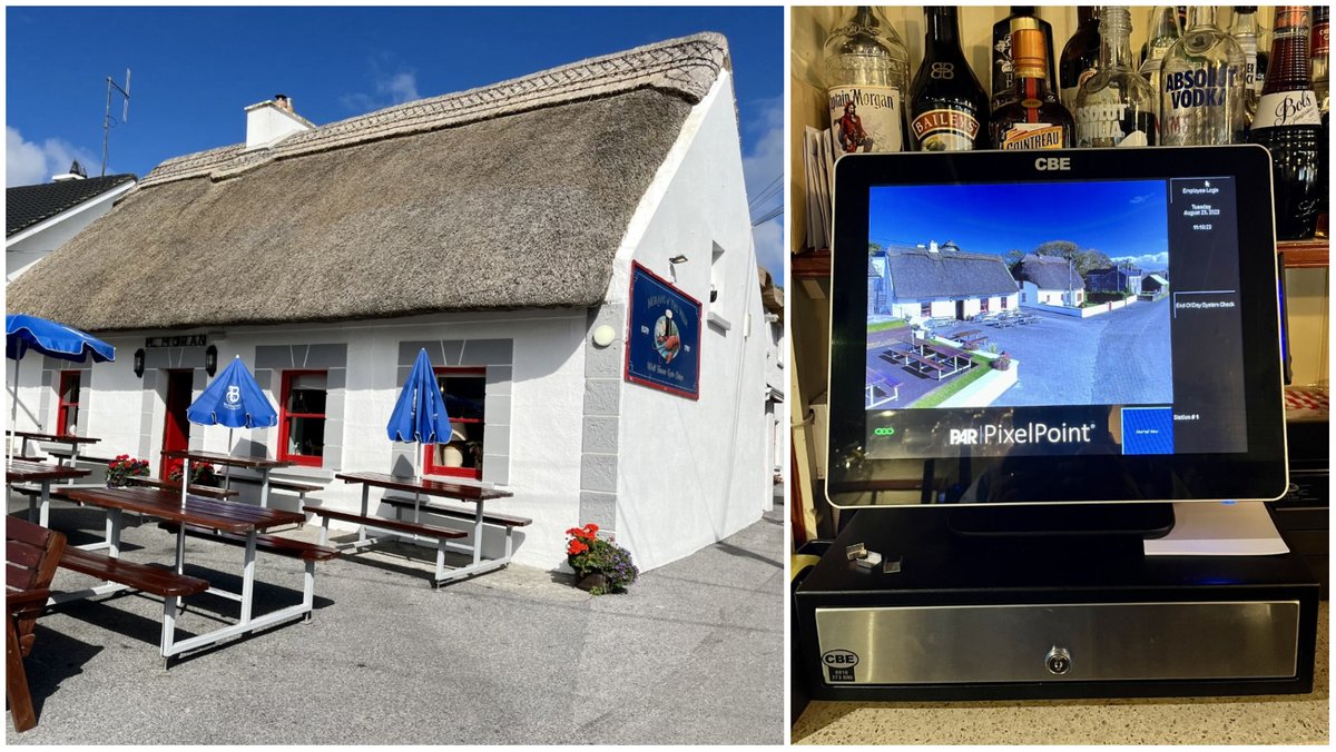 CBE_EPoS's tweet photo. Best wishes to Moran’s Oyster Cottage in Kilcolgan who recently installed our @PAR_Tech #PixelPoint POS solution with #tablet ordering
A Family Business dating back more than 250 years, it’s a must for anybody with an interest in sampling the crustaceous delights of Galway Bay https://t.co/FmJ86YaOIX