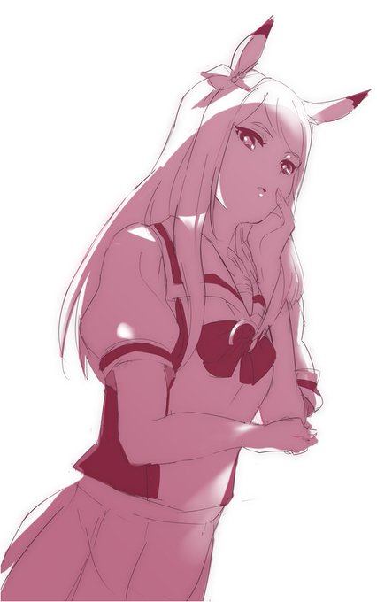 以前らくがきしたマックイーンちゃん 