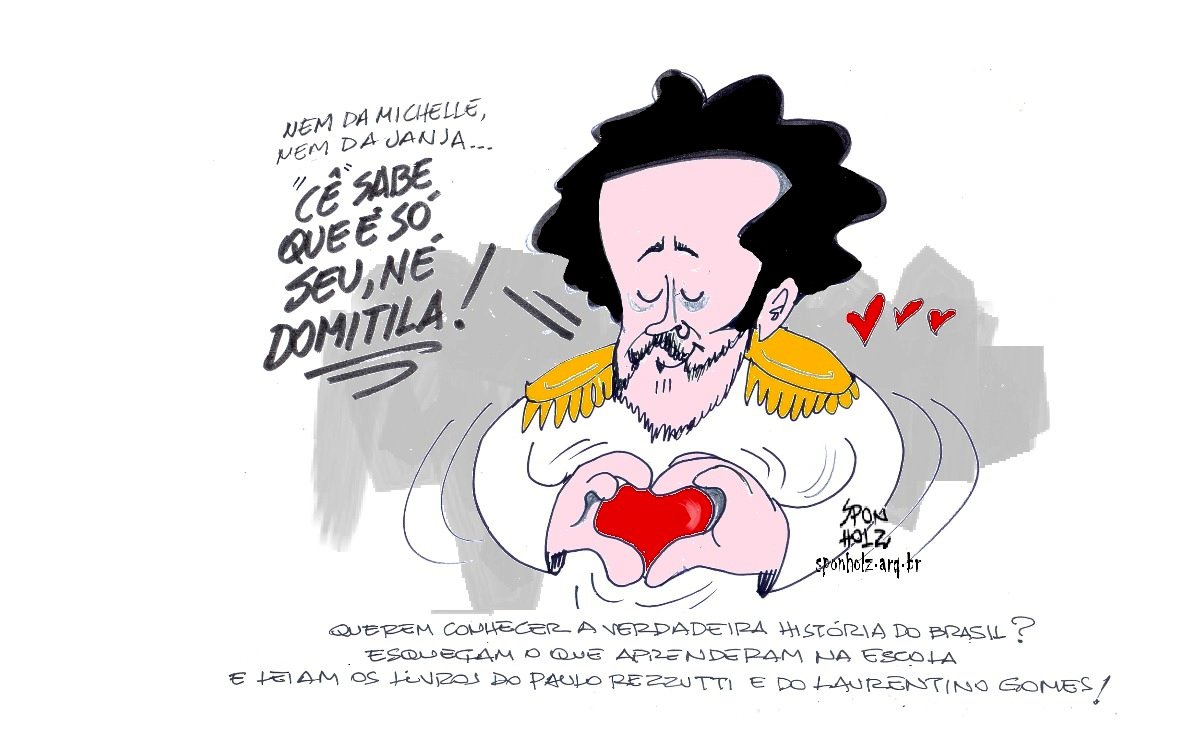 HumorPoliticobr's tweet photo. #Brasil #Charge #conservado #Coração #coraçaodedompedro #dompedro1 #históriadobrasil #janja #michelle #pedroa
https://t.co/F1v8F6Grob https://t.co/lUbzG4GqMr