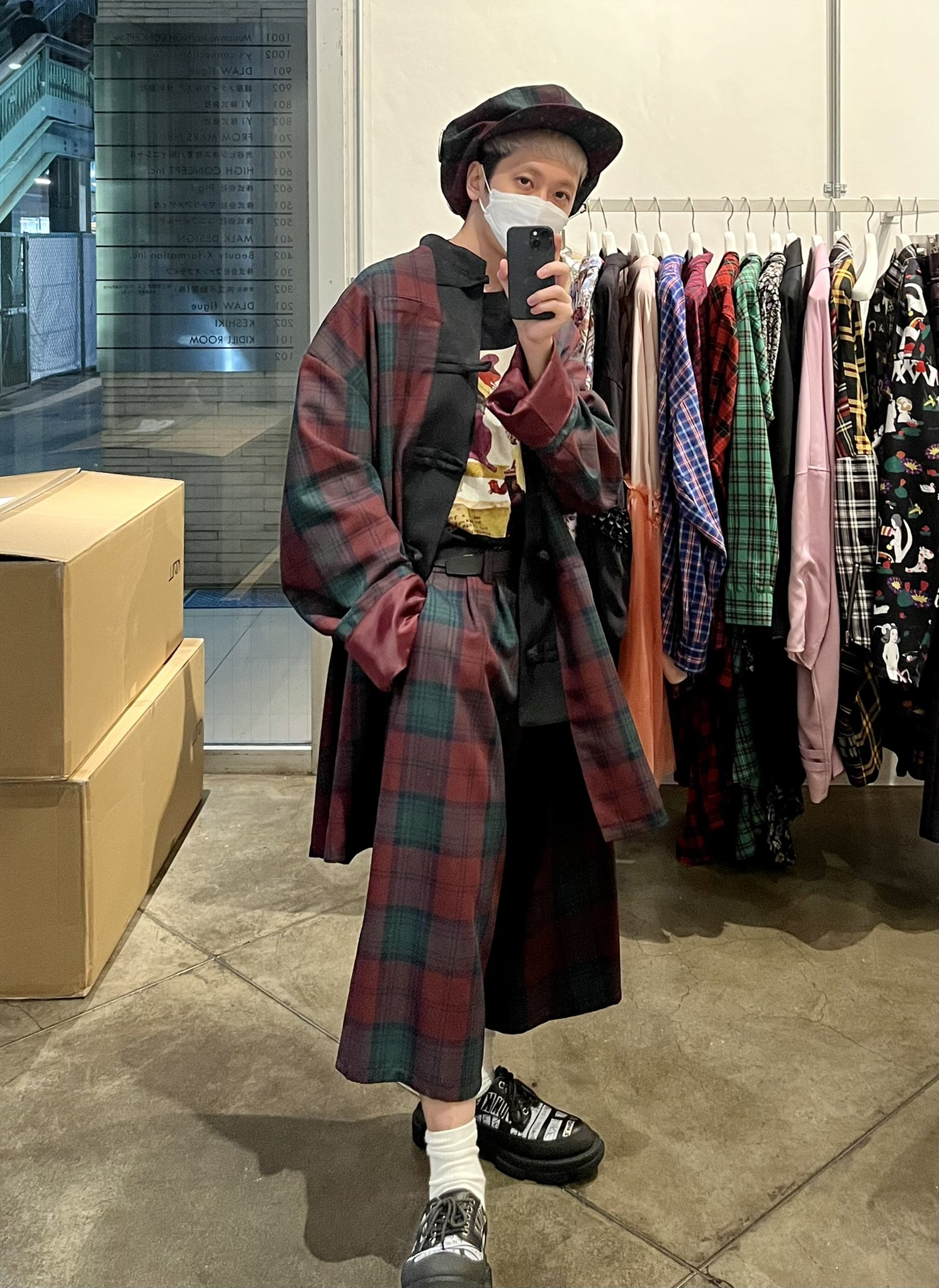 帯電防止処理加工 KIDILL×Henry Darger コラボレーションプルオーバー