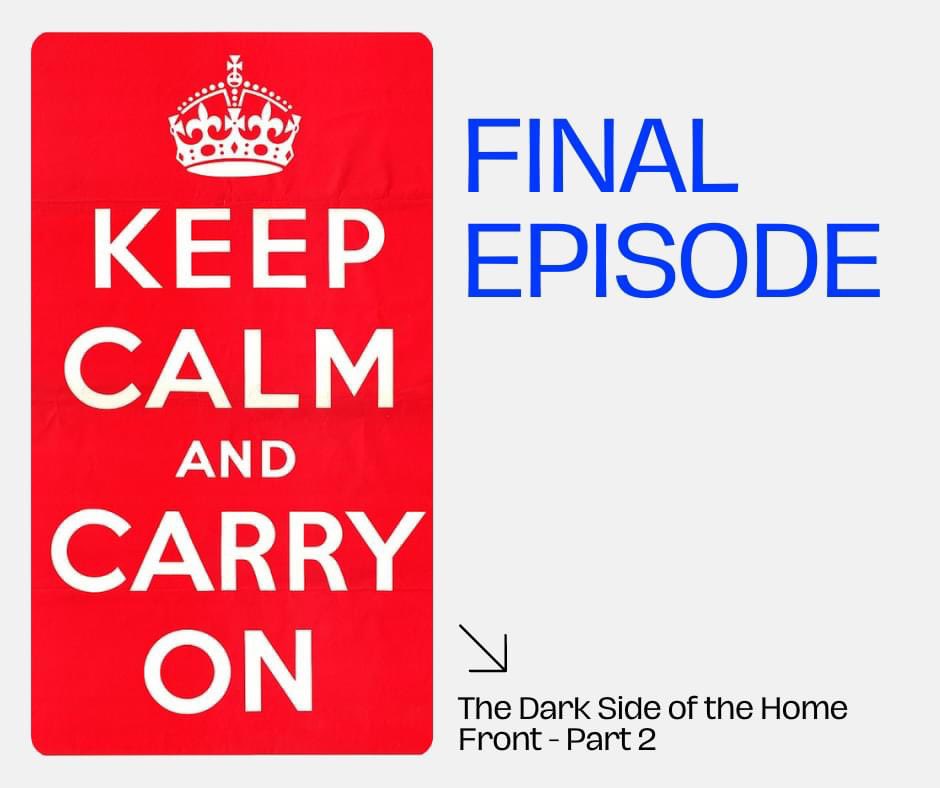 PastIsNowPod's tweet image. NEW EPISODE🚨 The Dark Side of the Home Front - Part 2. In our last episode of Series 1 we are joined by @Chats1 to discuss Britain’s secret defences on the Home Front during the Second World War!