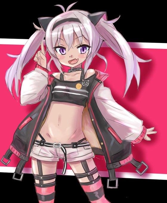 この間描いたラクガキベースに厚塗り練習。
#マオのお絵描き帳 