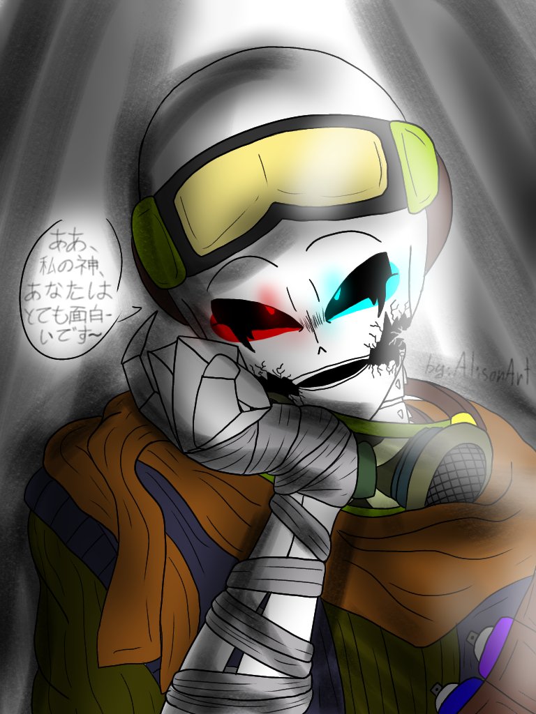 Raid58282998's tweet photo. * Hmm... what does he say?~)

#undertale #undertaleAU #meirosans https://t.co/Qzsh43YZZ3