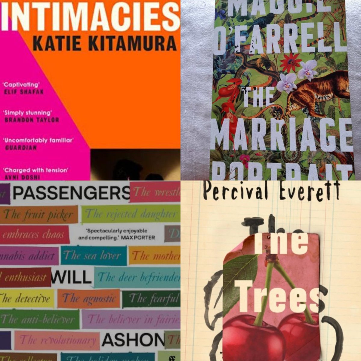 Welcome back to #WWRW! Today is the 1,943rd anniversary of the destruction of Pompeii and we have some explosive (heh) books to share (too soon...?) 🌋 Isabel: Intimacies; Karin: The Marriage Portrait; Conal: The Passengers; Eleanor: The Trees. How about you? #currentlyreading