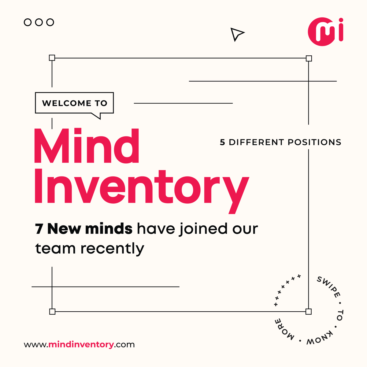 Mindinventory's tweet photo. 𝗪𝗲 𝗮𝗿𝗲 𝗵𝗮𝗽𝗽𝘆 𝘁𝗼 𝗵𝗮𝘃𝗲 𝘆𝗼𝘂 𝗶𝗻 𝗼𝘂𝗿 𝘁𝗲𝗮𝗺!

A warm welcome to Fresh Minds at MindInventory Family, we are excited to bring you all aboard and looking forward to have a fruitful journey with #MindInventory

#newjoinees #team #welcome #welcometotheteam https://t.co/nXia4VDVqi