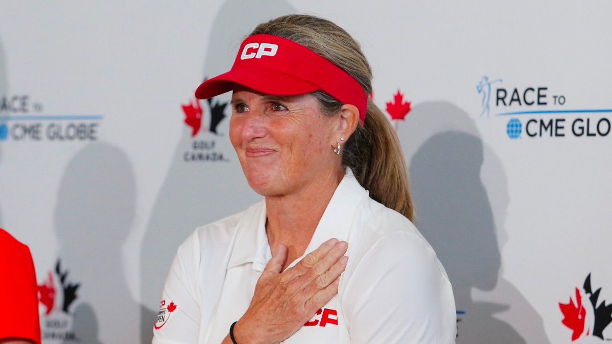 BelvedereGC's tweet photo. Taking a moment to celebrate the amazing career of @loriekanelpga as she will play in her last @LPGA Canadian Open this week in Ottawa. Lorie is a champion of women's golf in Canada, &amp; a great ambassador of golf here in #PEI &amp; Belvedere Golf Club. Congratulations Lorie #proud https://t.co/T1nI5tKjFG