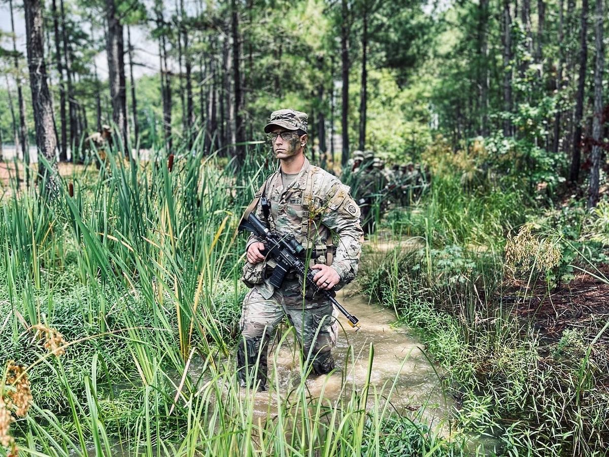 127th_AEB's tweet photo. Odin Company’s Light Equipment Platoon conducted a 3 day FTX focused on Troop Leading Procedures, Patrol Base Operations, Engagement Area Development, and In-stride breach. https://t.co/LF1qo1DWXF