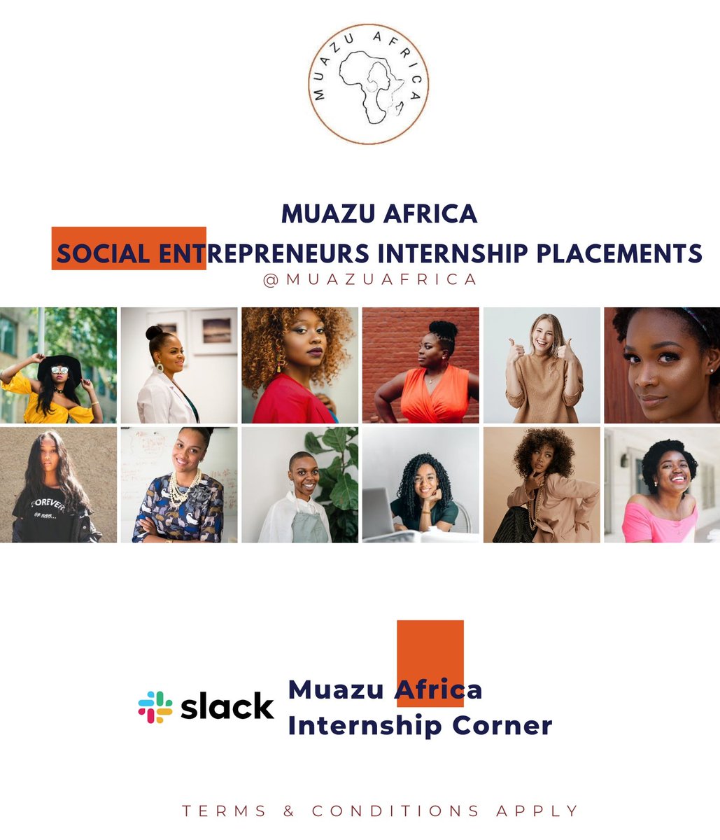 muazuafrica_'s tweet photo. Employers and talents can now register their interest for internship placements with Muazu Africa everywhere.
Use link below:
https://t.co/S96QNCS13m
#Hire #Jobs #Careee #SocialImpact #socialenterprise #Economy #SocialBusiness #Africa #Remote https://t.co/bUNissLSaM