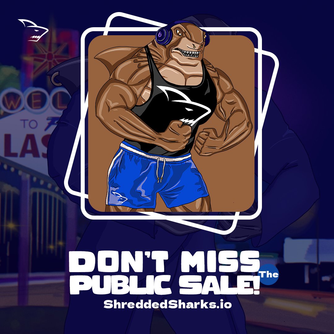 Shredded Sharks NFT tweet media