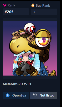 PTO4SSIUM_NFT's tweet photo. Why I love @Metaarksnft ? For a free mint, the quality of this collection is superb! Not worthy of .01 floor but .66 Eth.
If you don't have one, might as well join the ride!
This is the one I minted and will forever be in my OS.
#MetaArksnft #Freemint #MetaArks #NFT https://t.co/HWoyEX3o6b