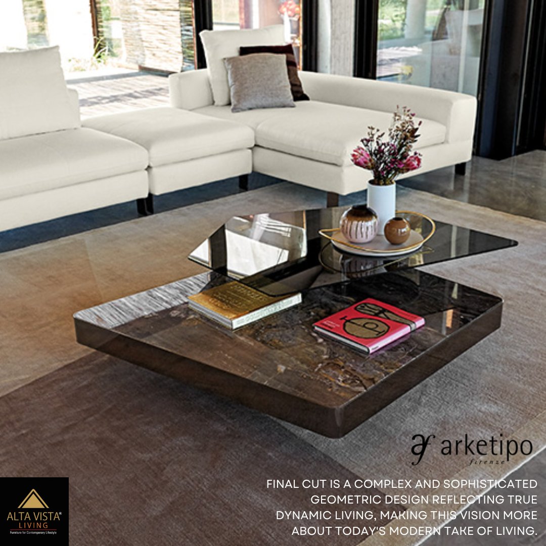 Final Cut is a complex and sophisticated geometric design reflecting true dynamic living, making this vision more about today's modern take of living.
𝑩𝒓𝒂𝒏𝒅: @arketipofirenze

𝑮𝒆𝒕 𝒊𝒏 𝑻𝒐𝒖𝒄𝒉:
📞+91 9824154969
📧info@altavistatrendz.com
#arketipo
 #interior_deluxe