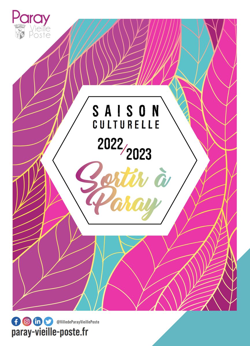 Votre Saison culturelle 2022-2023 est en cours de distribution ! 📬
Découvrez toutes les sorties qui vont rythmer votre année et réservez dès à présent la date dans vos agendas.
Consultez également le programme en ligne ici : bit.ly/3KiszVc

#jaimeparay #sortiraparay