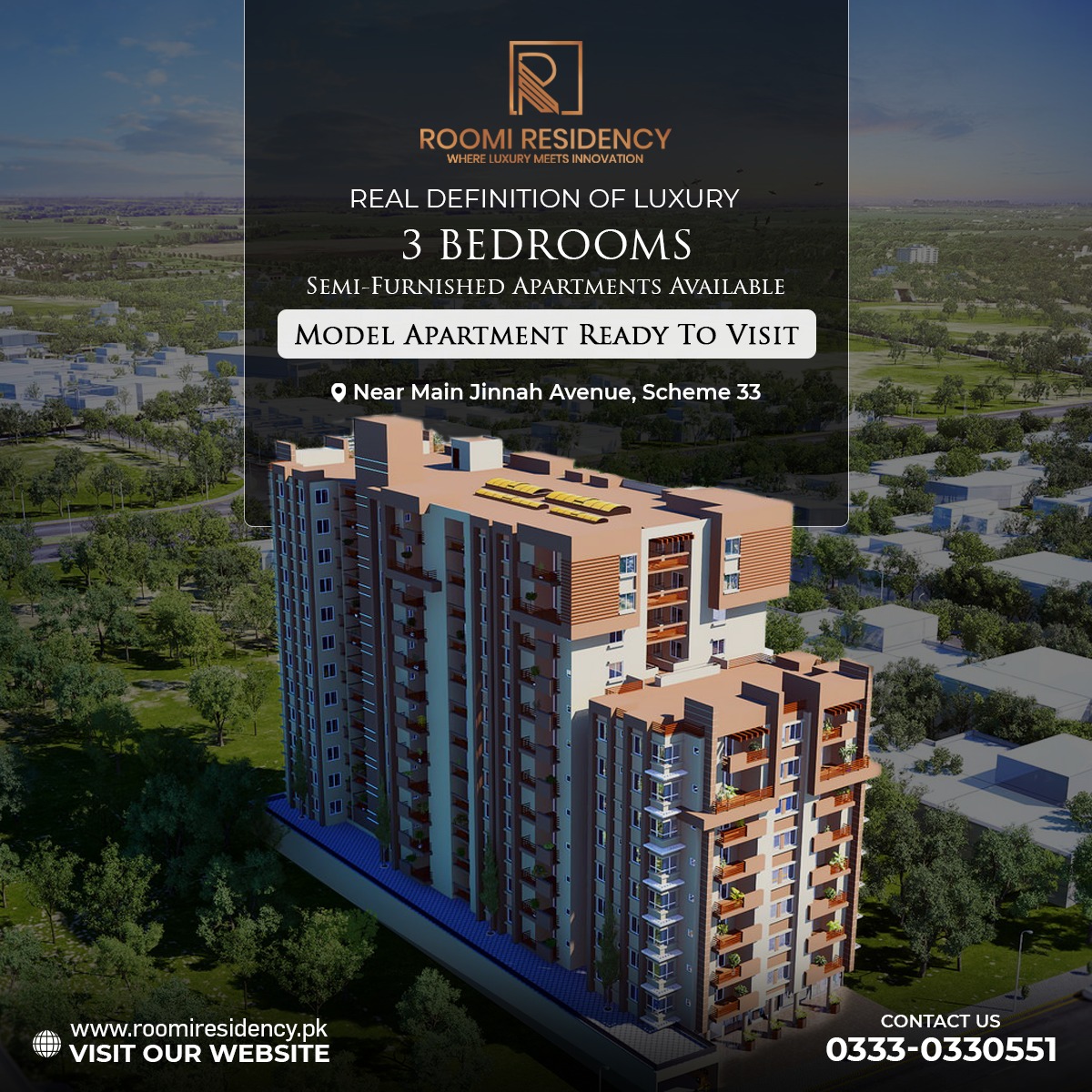 buildersroomi's tweet photo. Roomi Residency
Near Main Jinnah Avenue, Scheme 33
Contact at: 0333-0330551 or for Booking &amp; details visit:
https://t.co/MkVEGLNfNm https://t.co/2VMRchIlsB