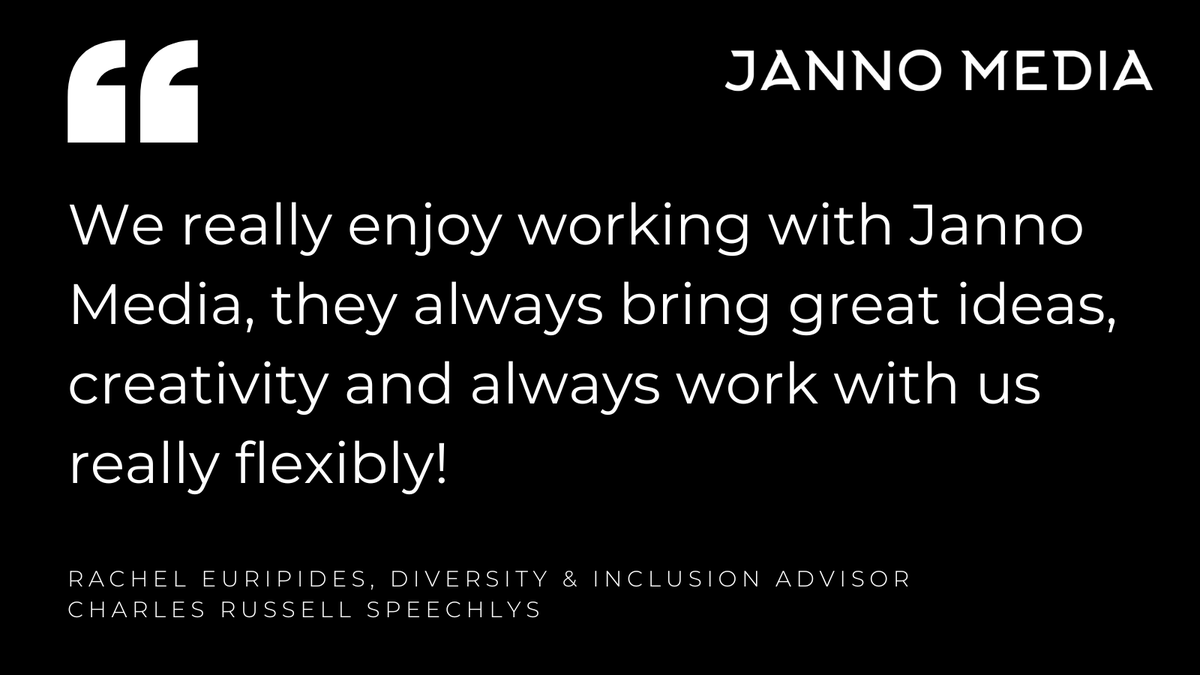 JannoMedia's tweet photo. Thank you Rachel, it was an honour to work with you and your colleagues at @CRS_Lawyers who shared their stories for this video.
.
.
.
#VideoProduction #VideoAgency #VideoCompany https://t.co/EjpU8mjtTJ