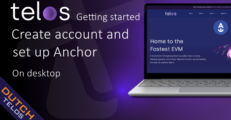 DutchTelos's tweet photo. New to #Telos? The 'getting started' section in the support center includes additional video tutorials produced by DutchTelos!

Support center: https://t.co/LID8alFKWz

Check out how to create a free telos account and set up #anchor on desktop 💻👇