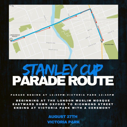 43_Kadri's tweet image. Let’s get Richmond street and Vic park packed up Saturday afternoon. Cups coming home !!