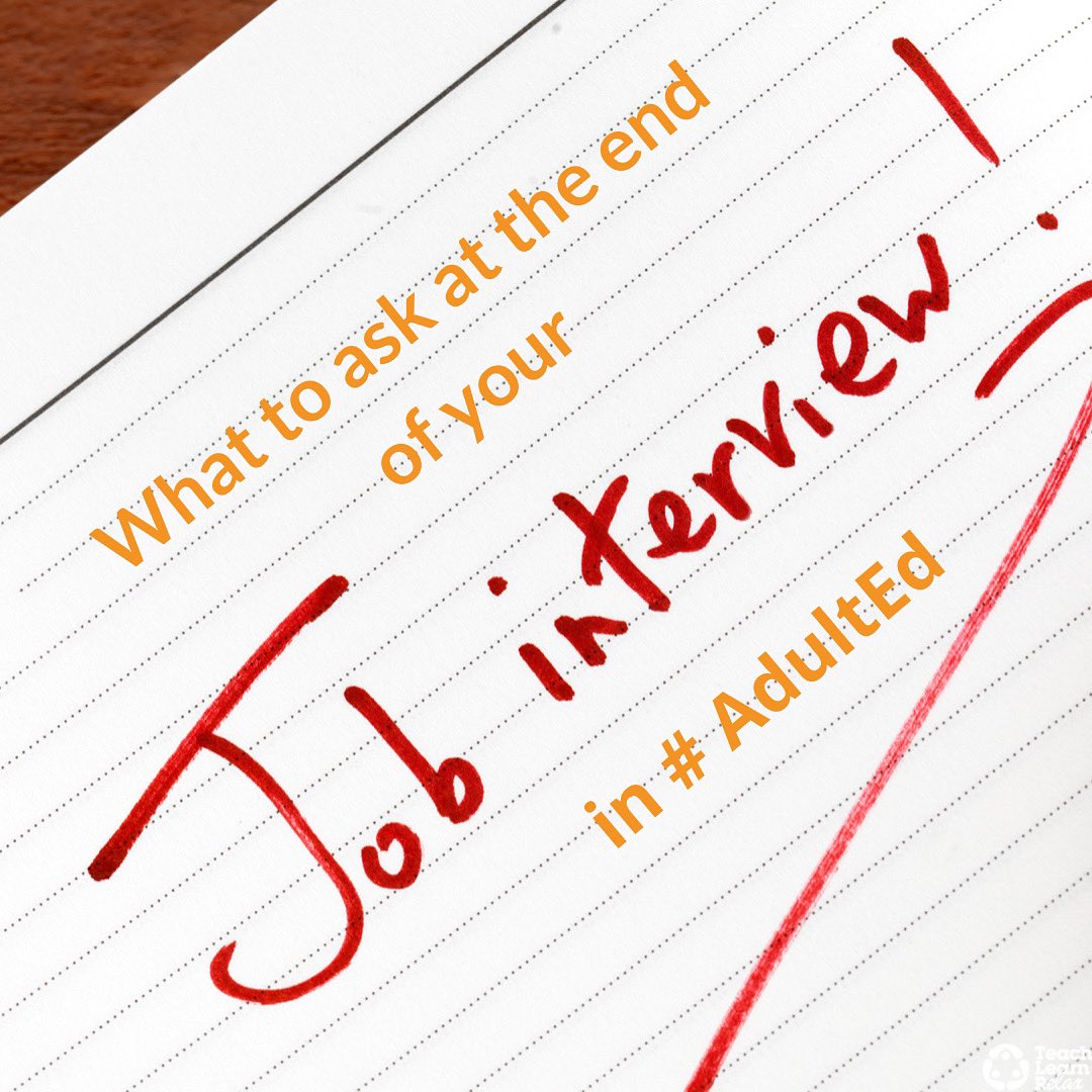 teachlearnrelax's tweet image. If any of you or your colleagues are applying for teaching jobs in adult education - I have put a short list of open &amp;amp; curiosity-led questions to ask at the end of your interview: 
bit.ly/3RbgEuJ 

#adulteducation #jobinterview #teaching #jobinterviewtips #wellbeing