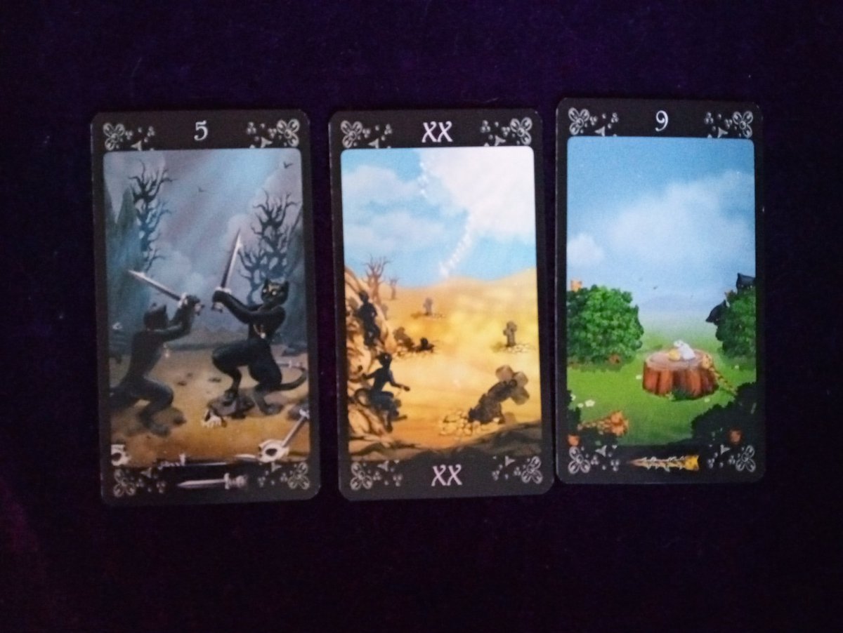 tigerlex333's tweet photo. Follow the black cat.
Black Cat Tarot Deck.
What is today's focus?
You've been at war long enough. Find a solution and the offer will be accepted.
#findasolution https://t.co/CBtlveRrGR