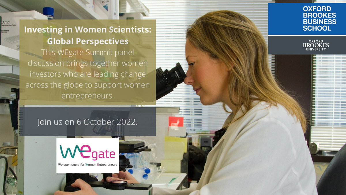 A panel discussion in collaboration with <a href="/WEgateEU/">WEgate_EU</a> focusing on sharing good practice to tackle #investment #gender #bias. Join us on 6th October 2022: bit.ly/3d2yVeR