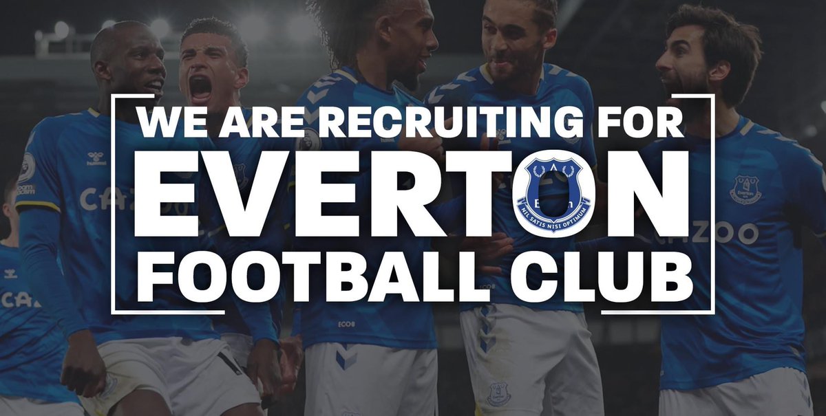 We are recruiting for a new contract! #EvertonFootballClub match day medical team!

To apply visit candidate.sparkmedicalcareers.co.uk/181928FBK
#PremierLeague #football #EFC #EvertonFC #Goodison