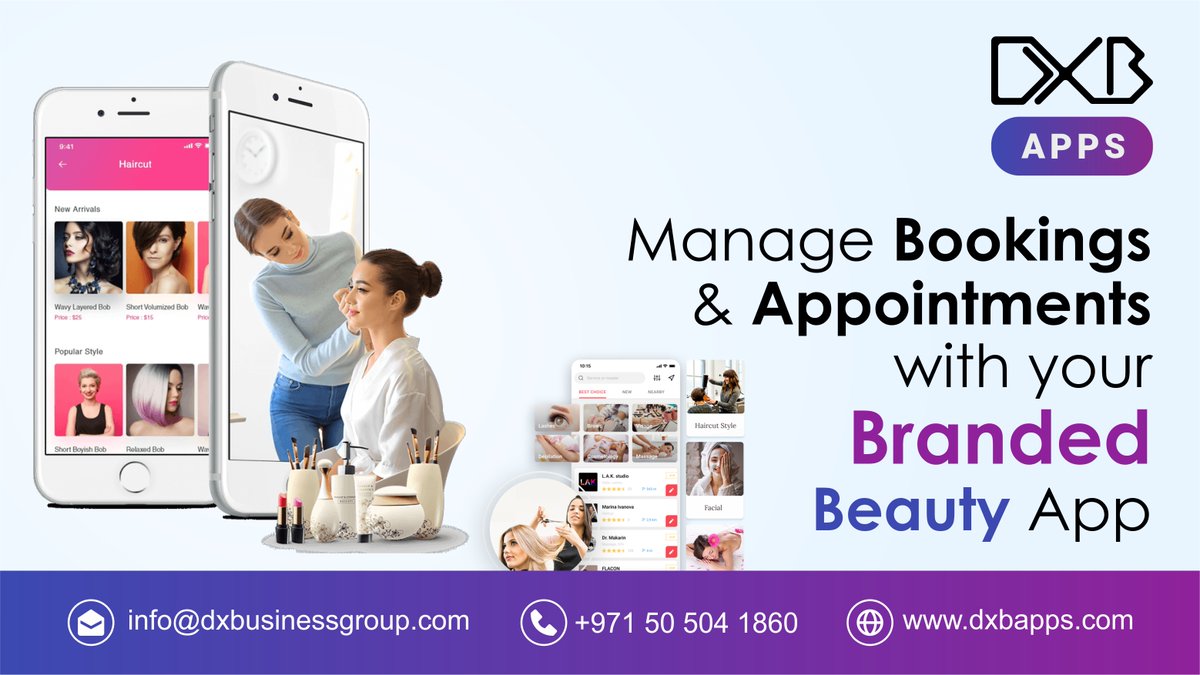 DxbTechnologies's tweet image. Our on-demand beauty app development solution comes as a package of exciting &amp;amp; trending features, giving your business a competitive edge in the market.

👇

🌐 lnkd.in/dJ8sbNWd

#BeautyApp #BeautyAppDevelopment #personalization #apps #mobileapplications #brand #branding