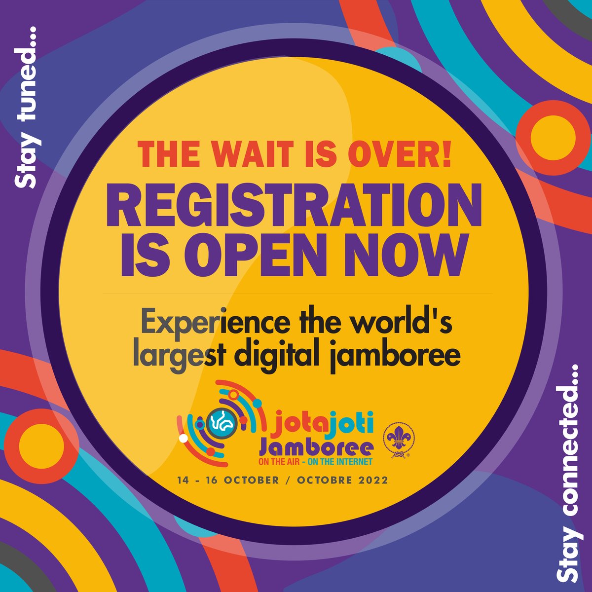 scouts's tweet photo. JOTA-JOTI is the world’s largest virtual Scouts event, taking place every year in October. It's a great chance for groups and sections to take part in an international Jamboree.

Find more information, ideas and support here: https://t.co/OcTd6QIiVh Don't forget to register! https://t.co/vBnwaFbcww