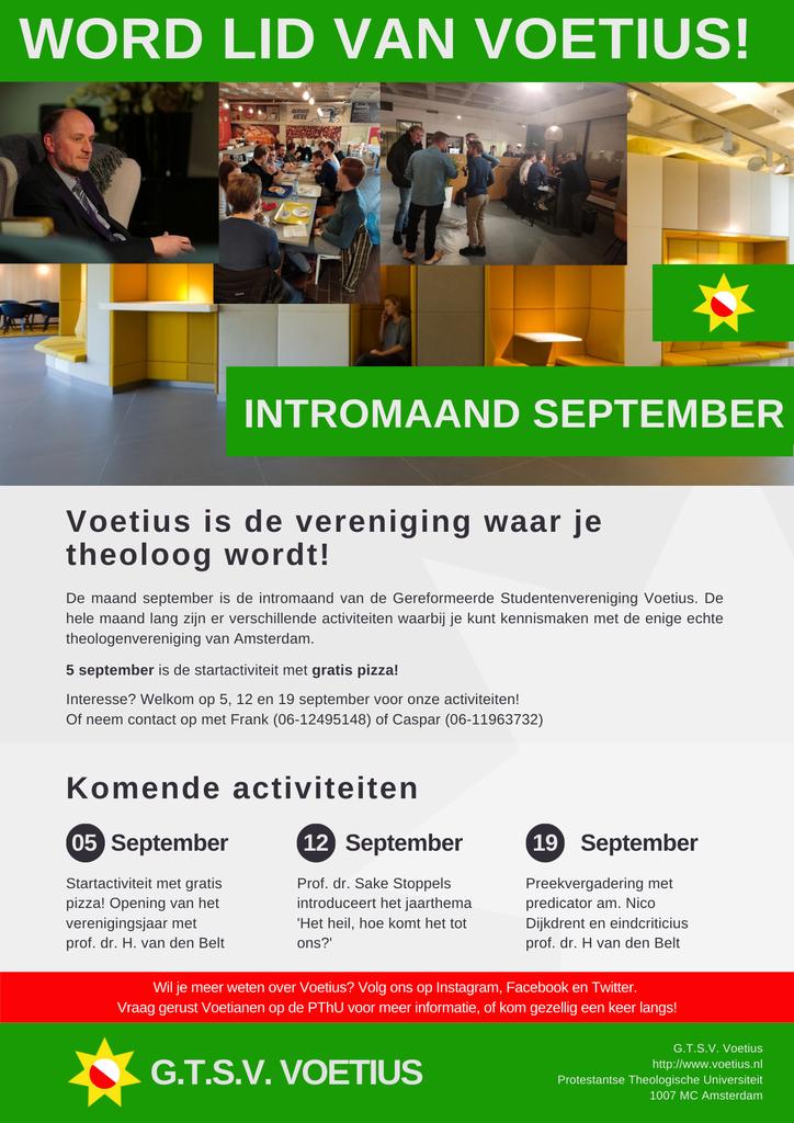 GTSVVoetius's tweet photo. Van harte welkom bij onze introductiemaand en sluit je aan bij de enige theologenstudentenvereniging!
#theologie #vereniging #voetius #pthu #VU https://t.co/DO01Ki24T8