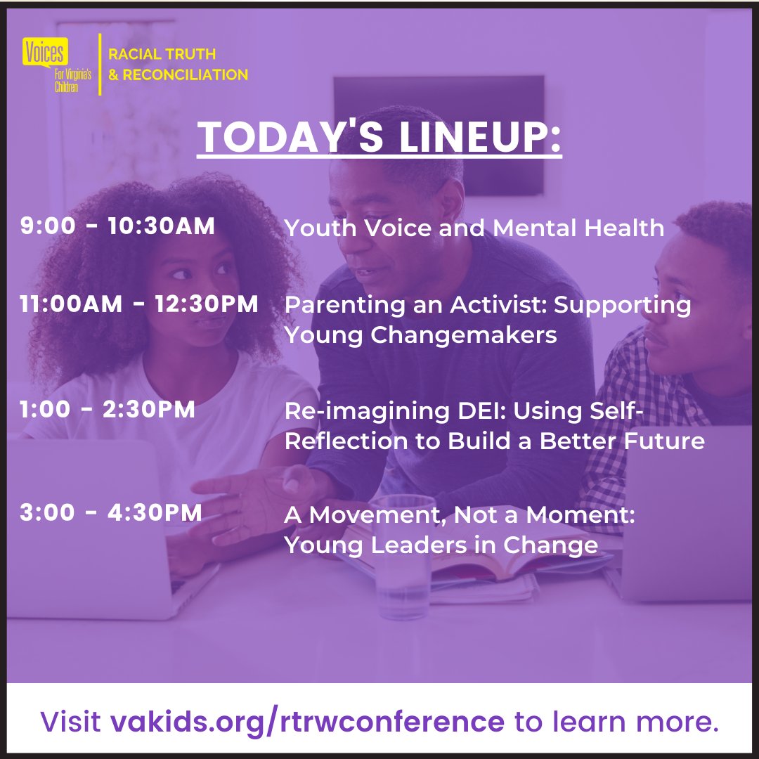 RacialTruth's tweet photo. It's day three of RTRW! Check out today's line-up and register online to attend sessions: https://t.co/YHx9x9r7lC https://t.co/6zFJjarzoO