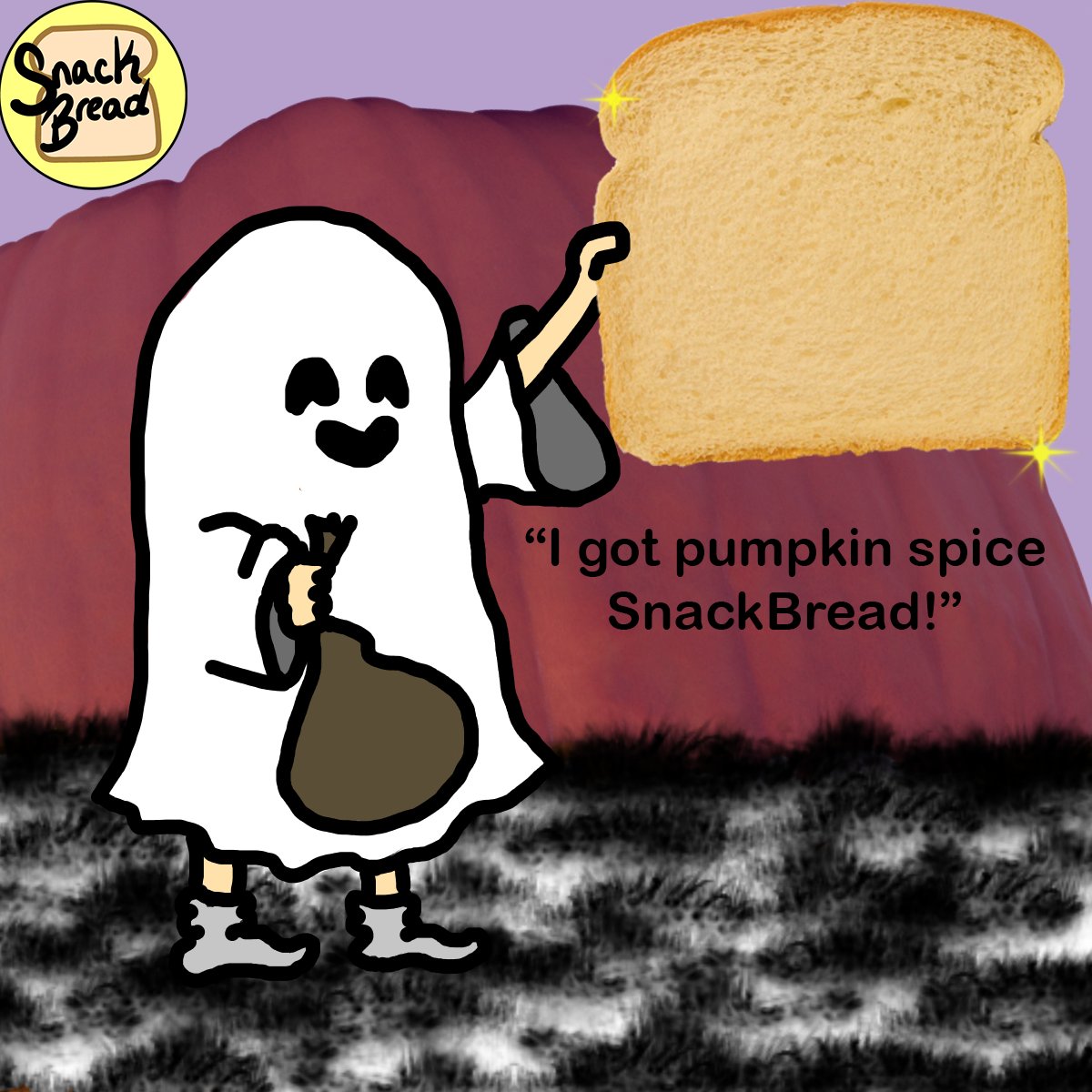 SnackbreadCo's tweet image. Trick or treat~!👻
#SnackBread's nice🍞
Gimme a taste😋
Of that pumpkin spice🎃

#PumpkinSpice SnackBread available Sep. - Oct. at select locations #ad
