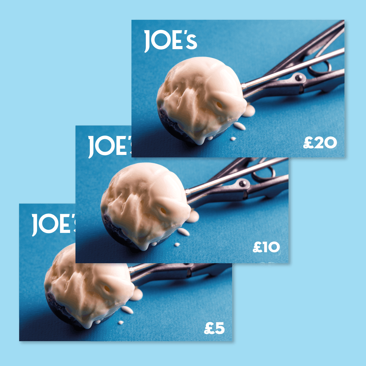 ⭐ WIN JOE'S MYSTERY VOUCHERS! ⭐

To say thank you for following us this summer, we're giving 1 lucky winner some JOE'S MYSTERY VOUCHERS!

To enter this week's giveaway, all you have to do is:
RETWEET this post
COMMENT telling us what ice cream you will spend it on!