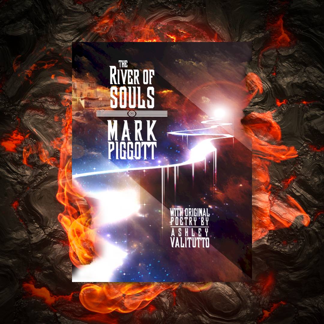 Traverse across the eternal cosmic lifestream as two people from different worlds discover love in a place torn apart by war.

From award-winning #IndieAuthor Mark Piggott with #poetry by <a href="/ashleyabstract/">Ashley</a>, THE RIVER OF SOULS #fantasy #novella is available from @CuriousCorvidP!