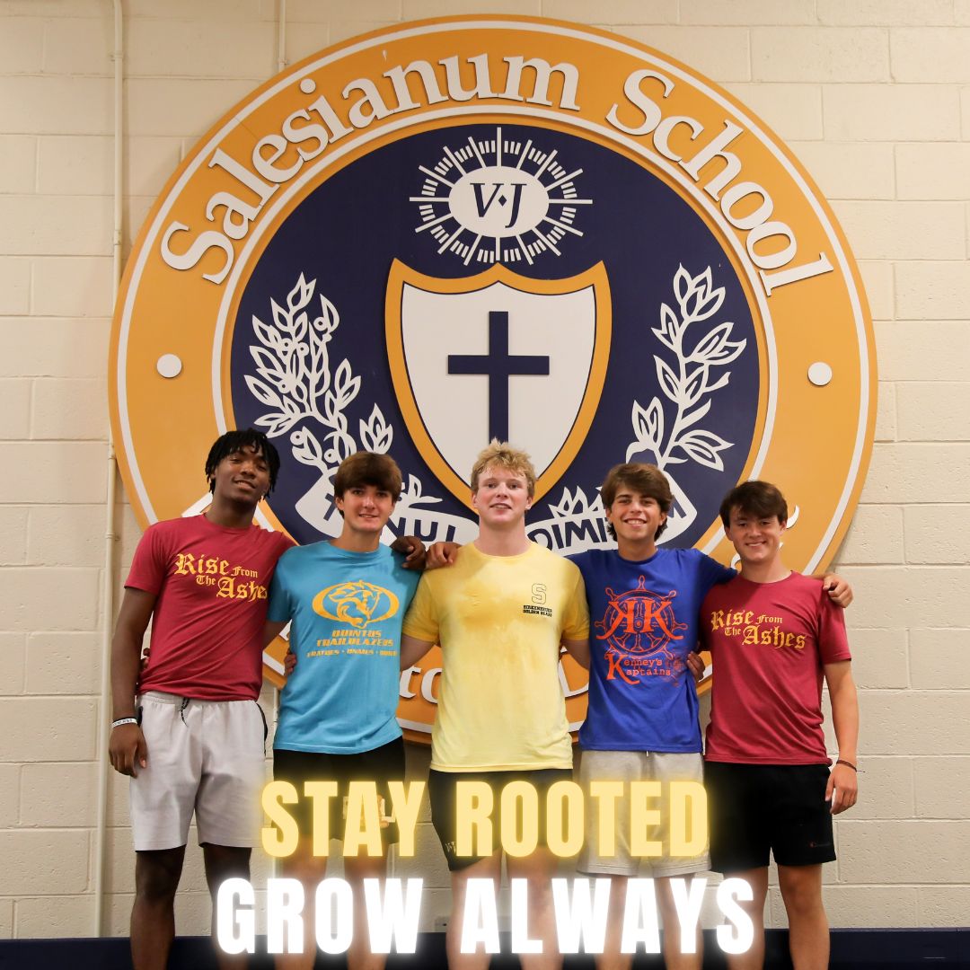 Stay Rooted, Grow Always is our Salesianum theme—meaning keeping the best of Salesian tradition while constantly adapting to a rapidly changing world. As we begin our 120th school year, we stay rooted in what made us strong &amp; true. 📸 Bud Keegan Images #VJ #brotherhood #salsstuco