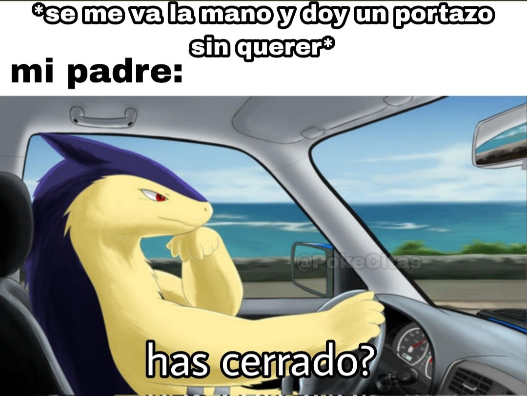 IzanPLZ's tweet photo. Yo con mi padre literalmente cada vez que vamos a algún sitio.

Claro que he cerrao cojones, no ves que casi me cargo la puerta. https://t.co/rLP6NwWdnb