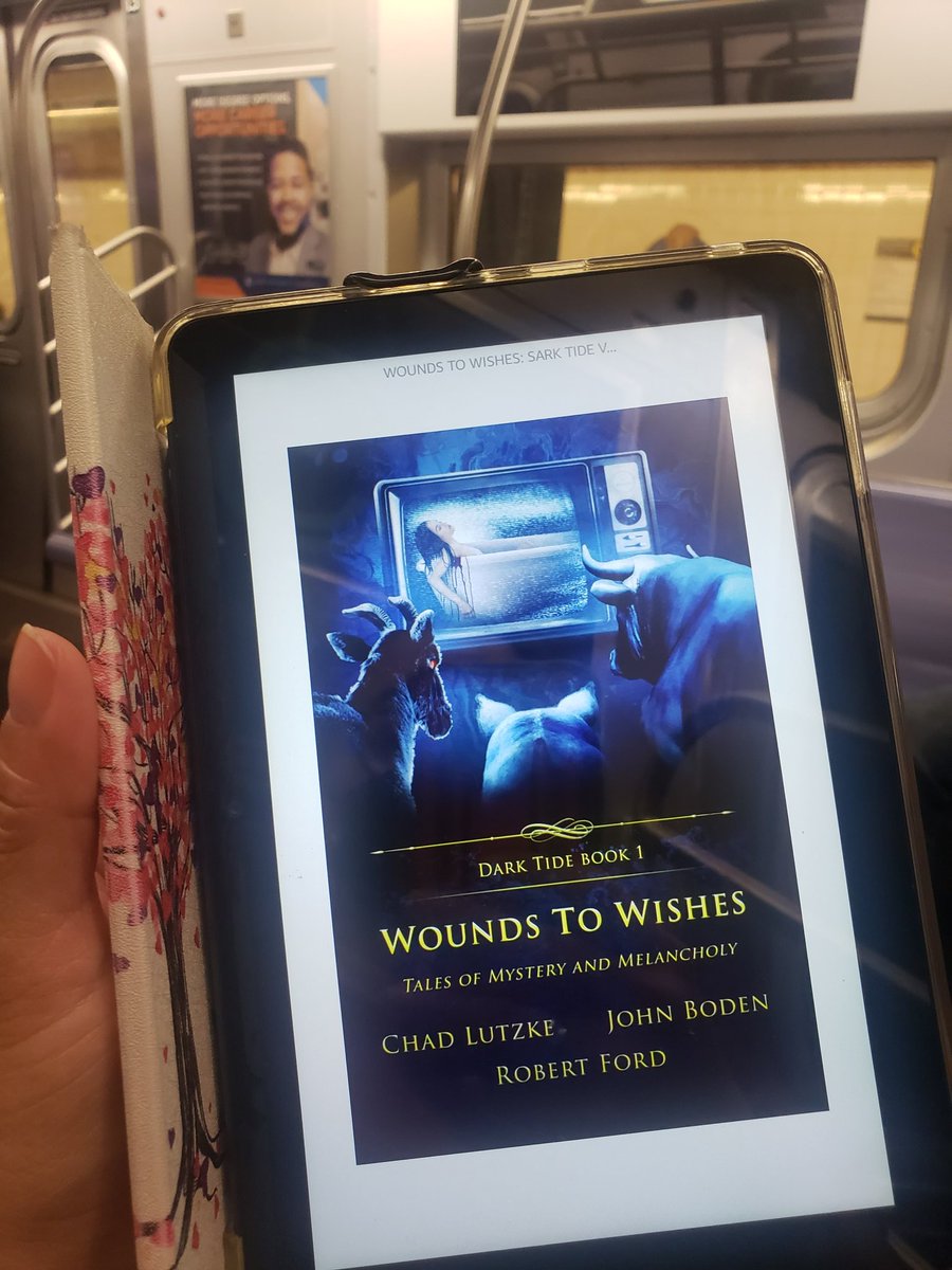 egninita1's tweet photo. #subwayreading @ChadLutzke story is tearing me apart!!! I can't be seen being weak on the subway, so I'll stop for now but whew!! Look out for this one releasing August 26th!! https://t.co/PtVzs3QsZx