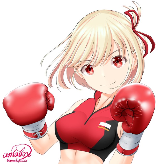 一昨日アップしたボクシングリコリス、顔の描き方をこれまでと変えてみたんだけど、千束ちゃんめっちゃ可愛く描けたと自画自賛してるのでアップで(^^)
#リコリス・リコイル #リコリコ 