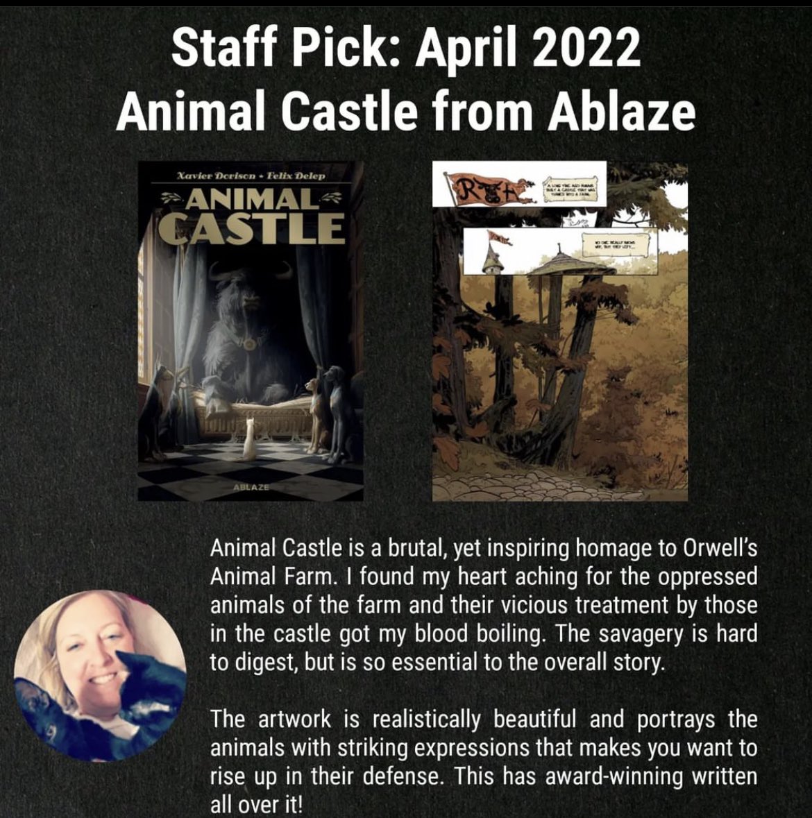 EmilyBotica's tweet photo. Check out my April write up for Animal Castle, releasing next week! @DiaBookshelf @AblazePub https://t.co/QiYk8bD6ZM