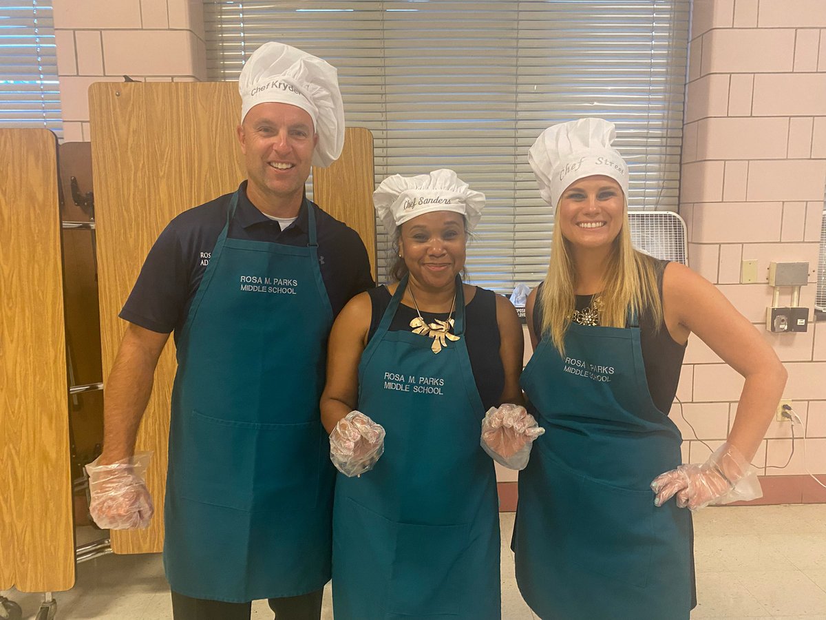 DirectorOSSI's tweet photo. Our Dolphin teachers had a great first day with a delicious breakfast served by administrative team! https://t.co/FaRIKz7OQS