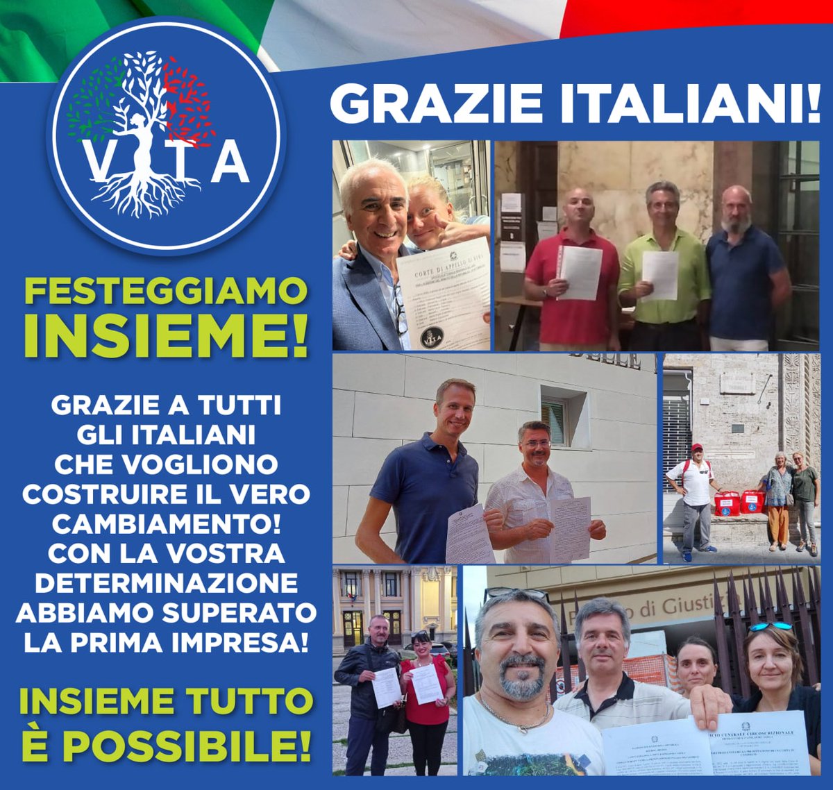 Sara Cunial “Ce l’abbiamo fatta, festeggiamo un grande risultato, adesso potremo finalmente votare per la libertà, senza compromessi" 💙

Leggi tutto 👉 votalavita.it/elezioni-porti…