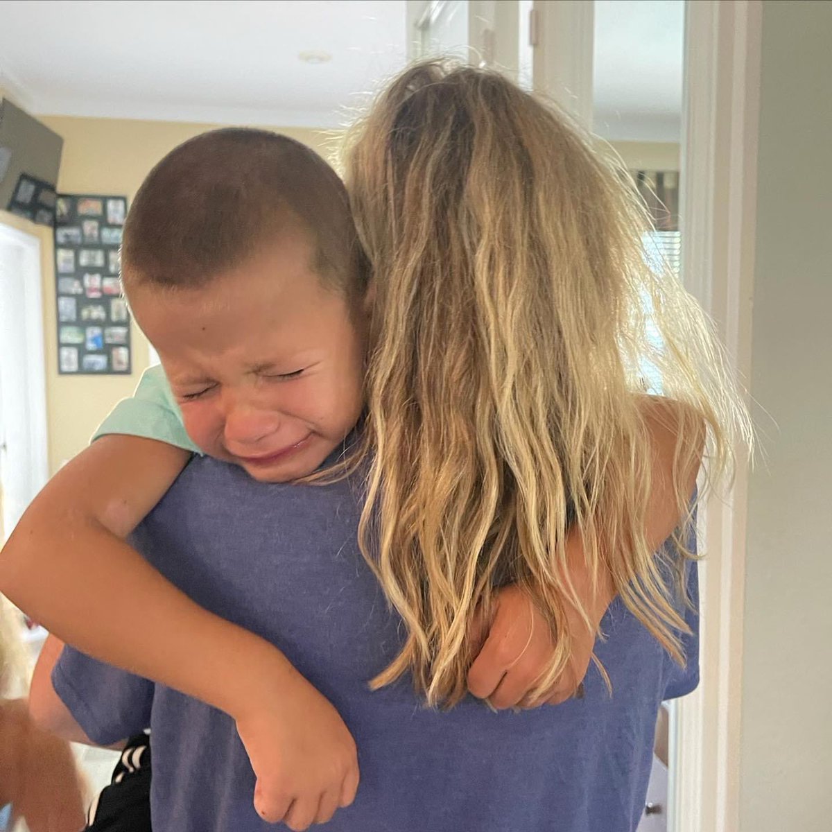EubanksAndrew's tweet photo. “A little dose of reality for the morning. All the pics I post have us smiling but that’s because there’s no time for pictures when my babies are falling apart. I spend HOURS each day holding heartbroken children. They are often crying for home, for daddy, or for their dog.” 1/ https://t.co/EgjQJZ0Aeq