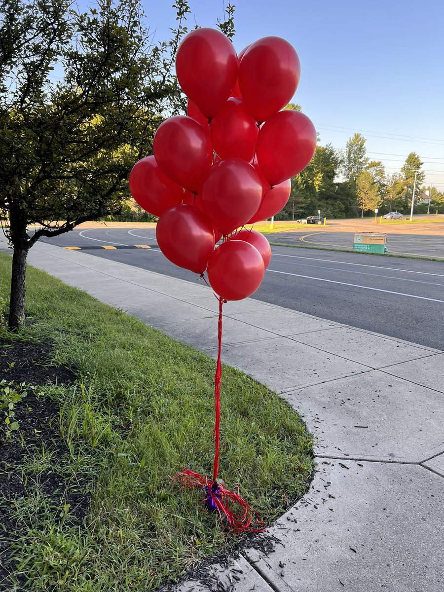 How do our students know which doors to enter this morning?! Just look for team colors by the doors you enter at! 💜💛