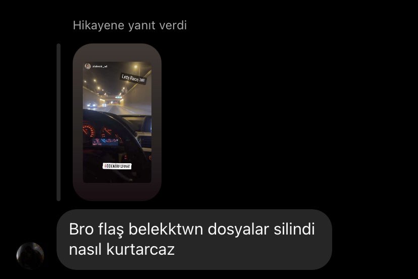 Sana şimdi ne mesajlar geliyordur